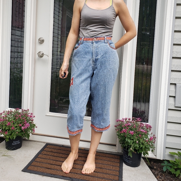 Y2K Butterfly Capris